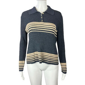 Vintage St. John Ribbed Knit Pullover Sweater